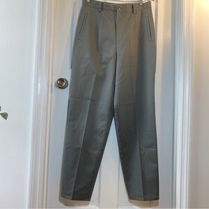 Vintage Princeton Club Olive Green Women Dress Pants Trousers 14 Business Casual